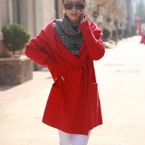 红色外套
